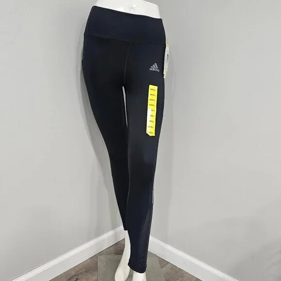 Adidas  High Waist 7/8 3-Stripe Active Tight with Pocket Leggings - Picture 2 of 9